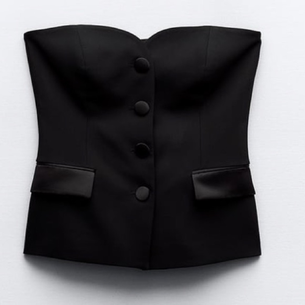 NWT Zara strapless vest